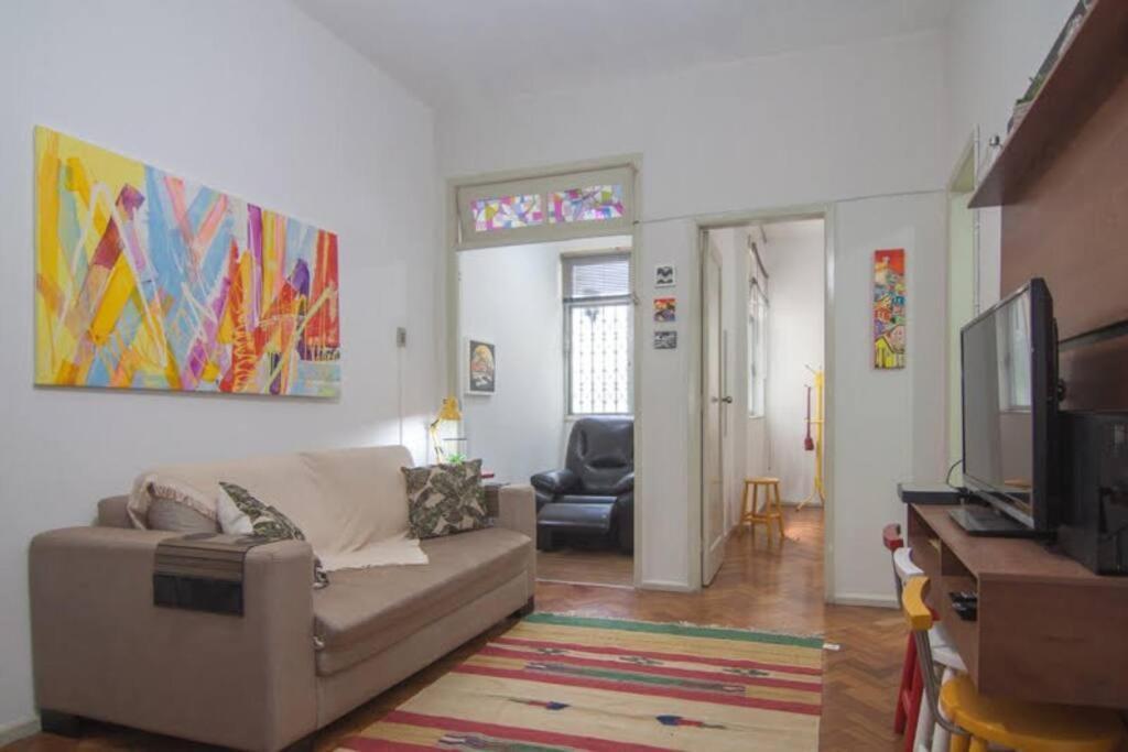Apartamento Charmoso Na Praia De Copacabana Rio de Janeiro Buitenkant foto